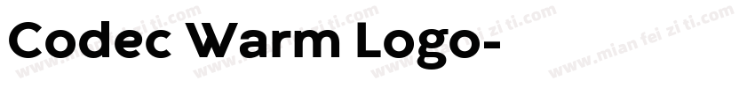 Codec Warm Logo字体转换